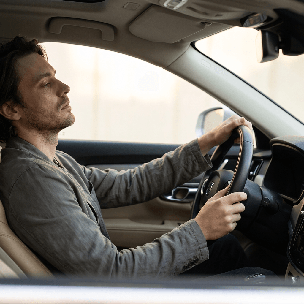 Feeling tired while driving